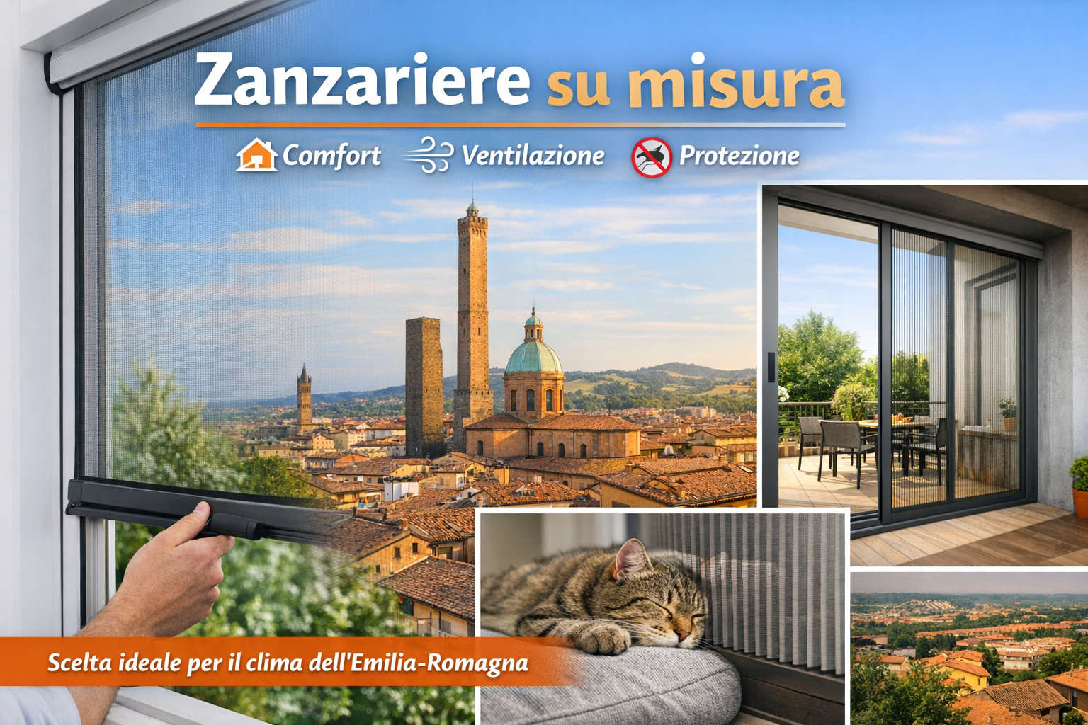Zanzariere su misura
