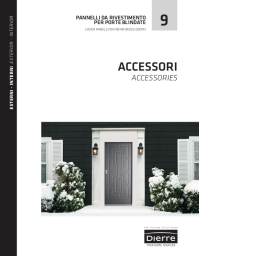 maniglie e accessori per porte blindate